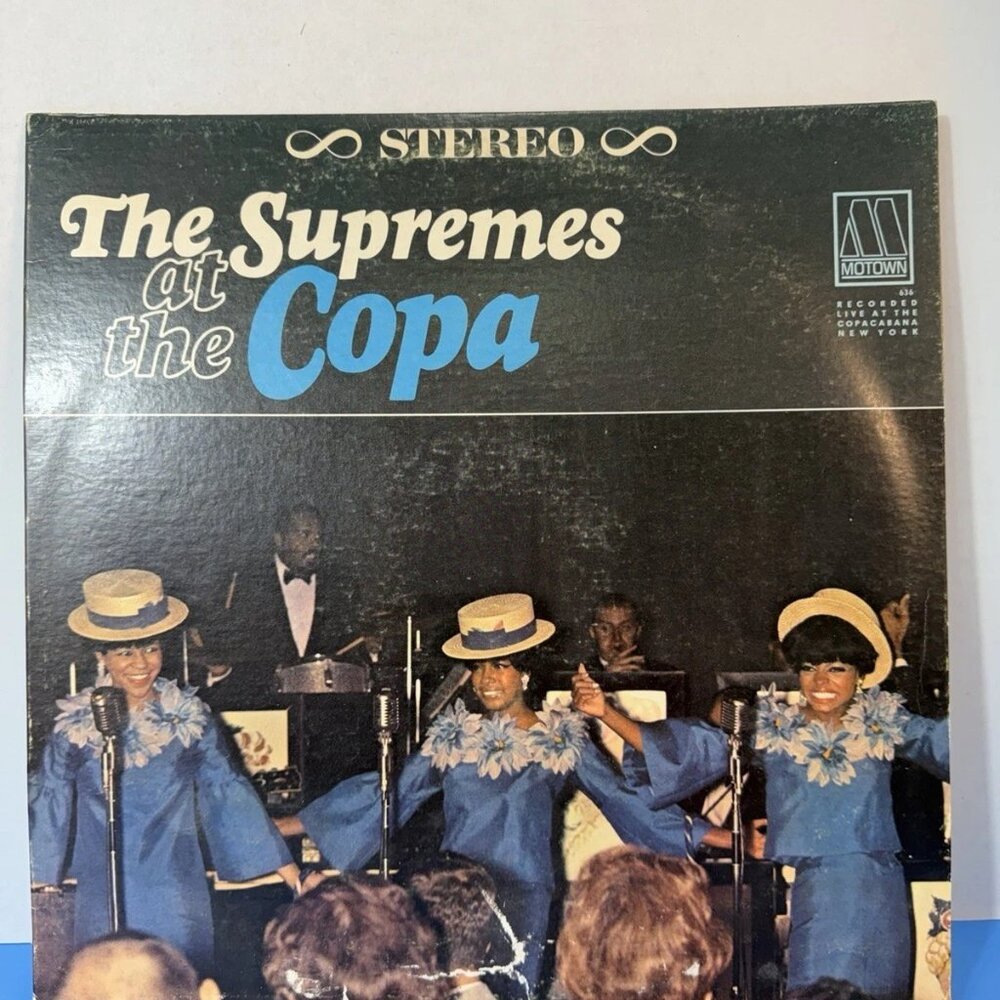 Supremes at the Copa 1965 Motown Stereo Vinyl LP original cover good condition